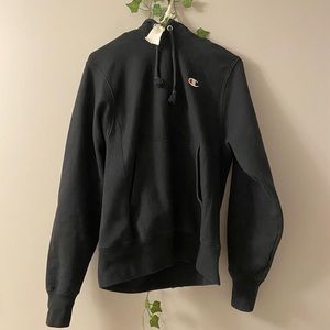 Black champion hoodie